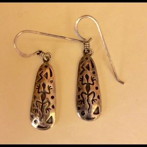 Sterling silver earrings.